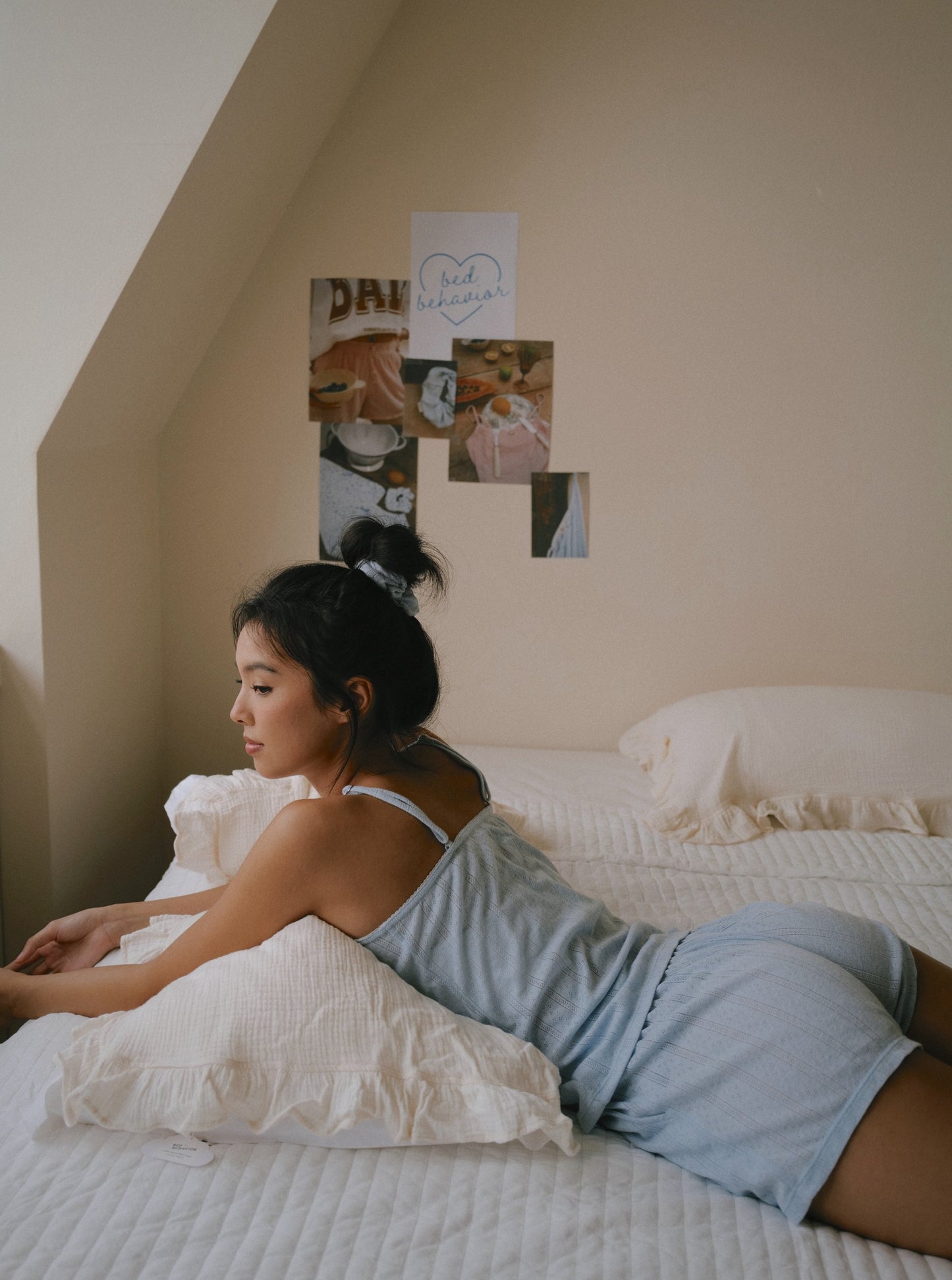 Blueberry Pointelle Cami & Shorts Set