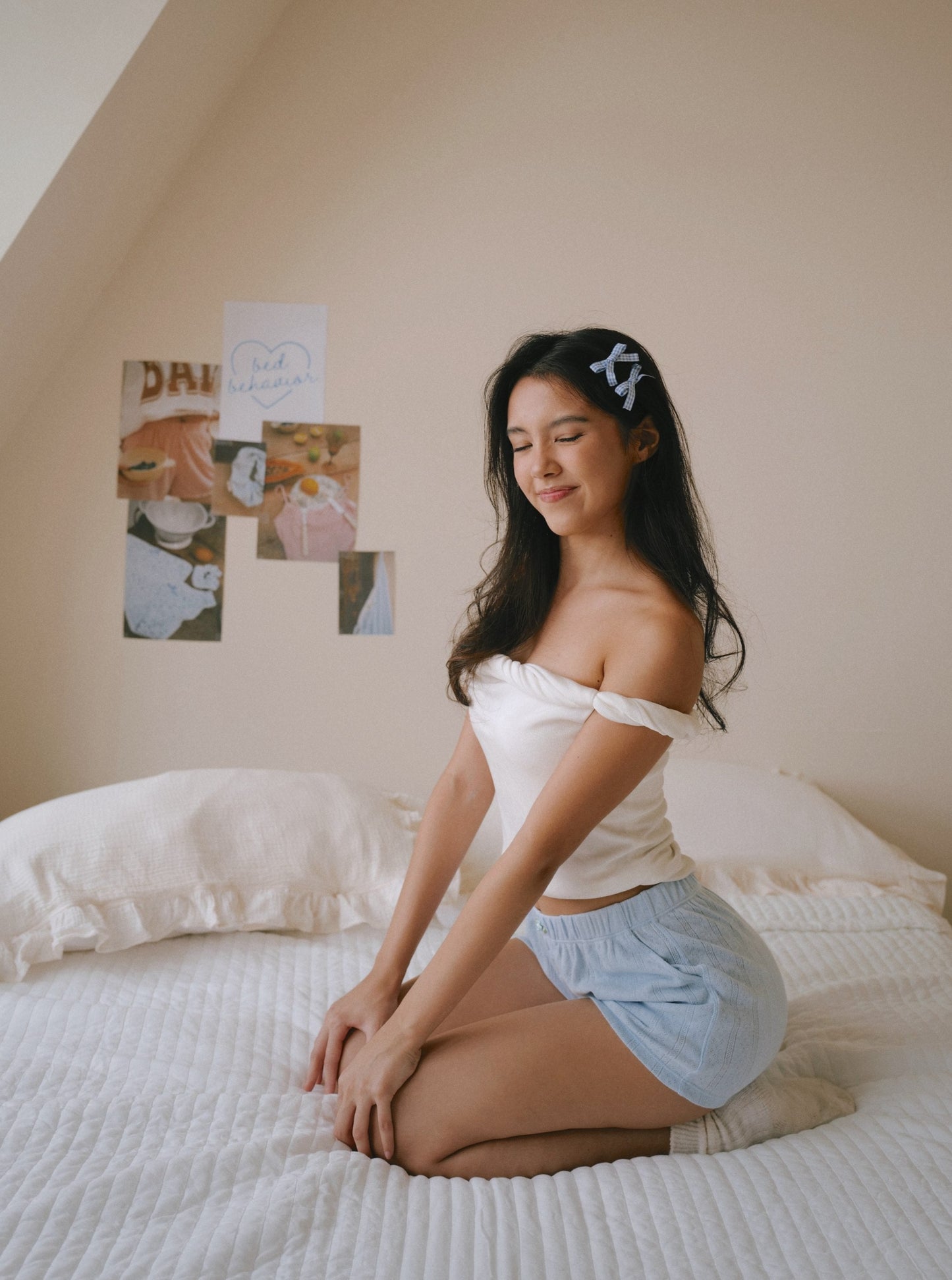 Blueberry Pointelle Cami & Shorts Set