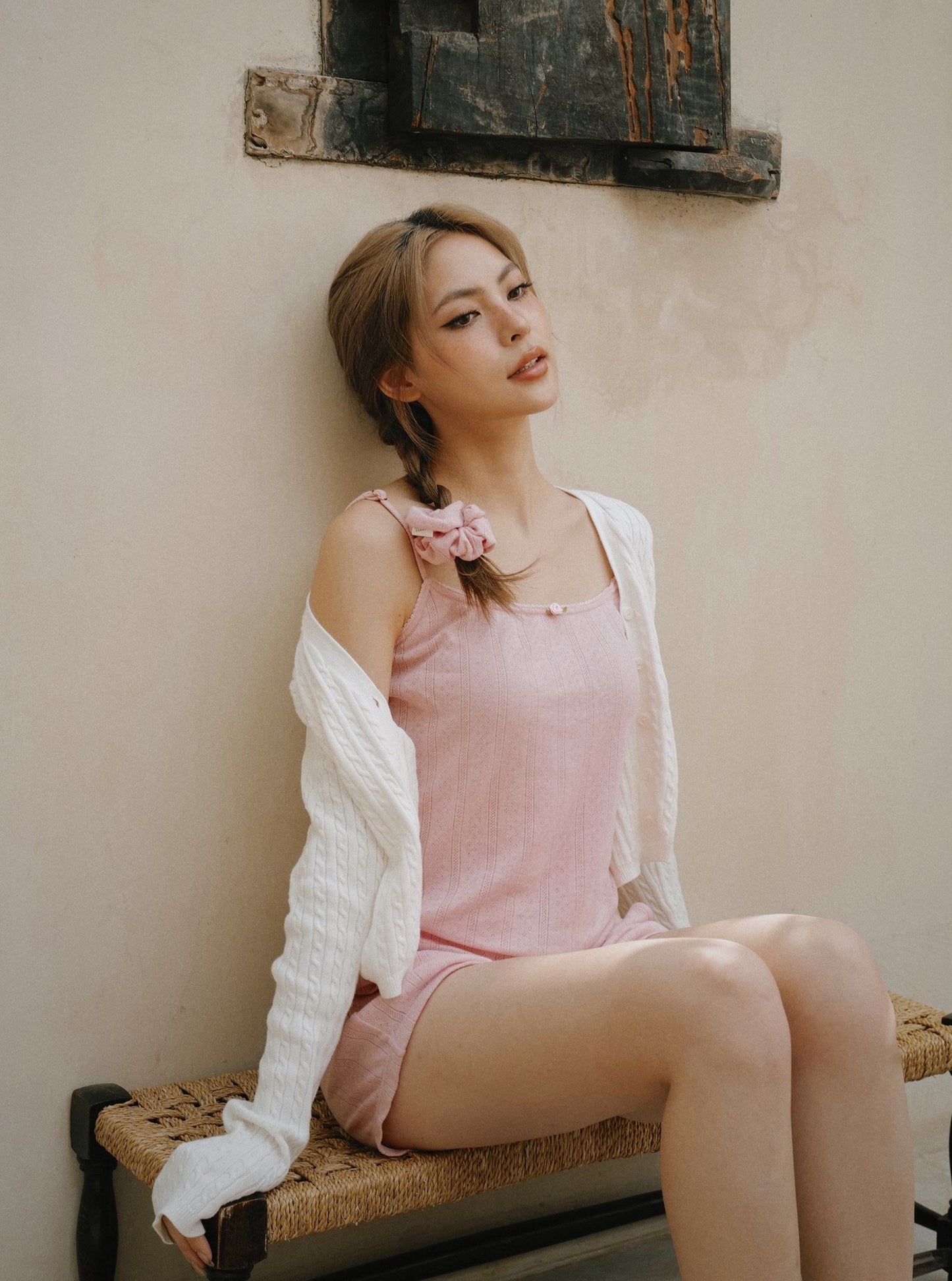 Strawberry Pointelle Cami & Shorts Set