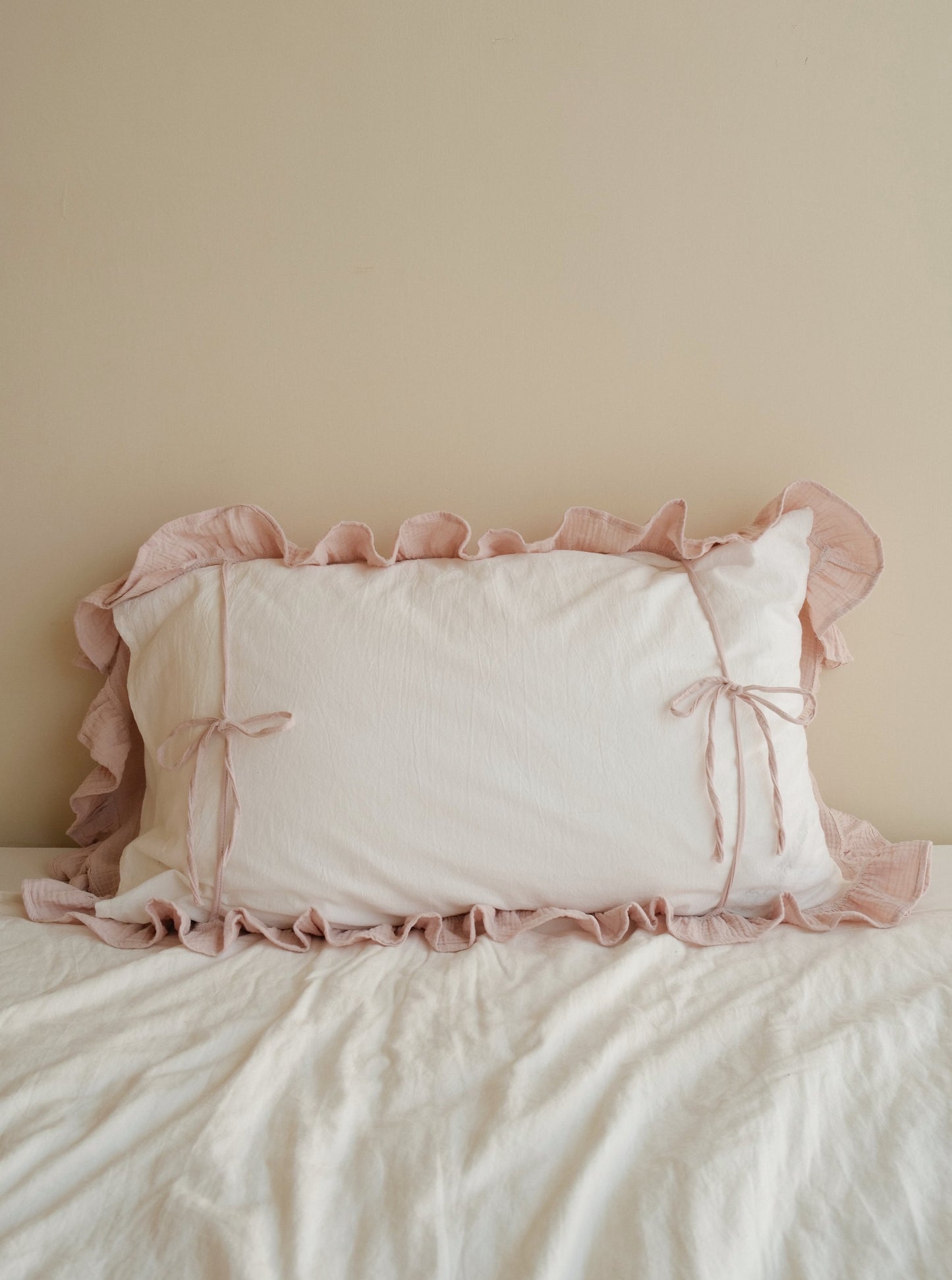 (預購)Cotton Gauze Pillow Towel 寶寶布枕巾 | BABY PINK(2入)