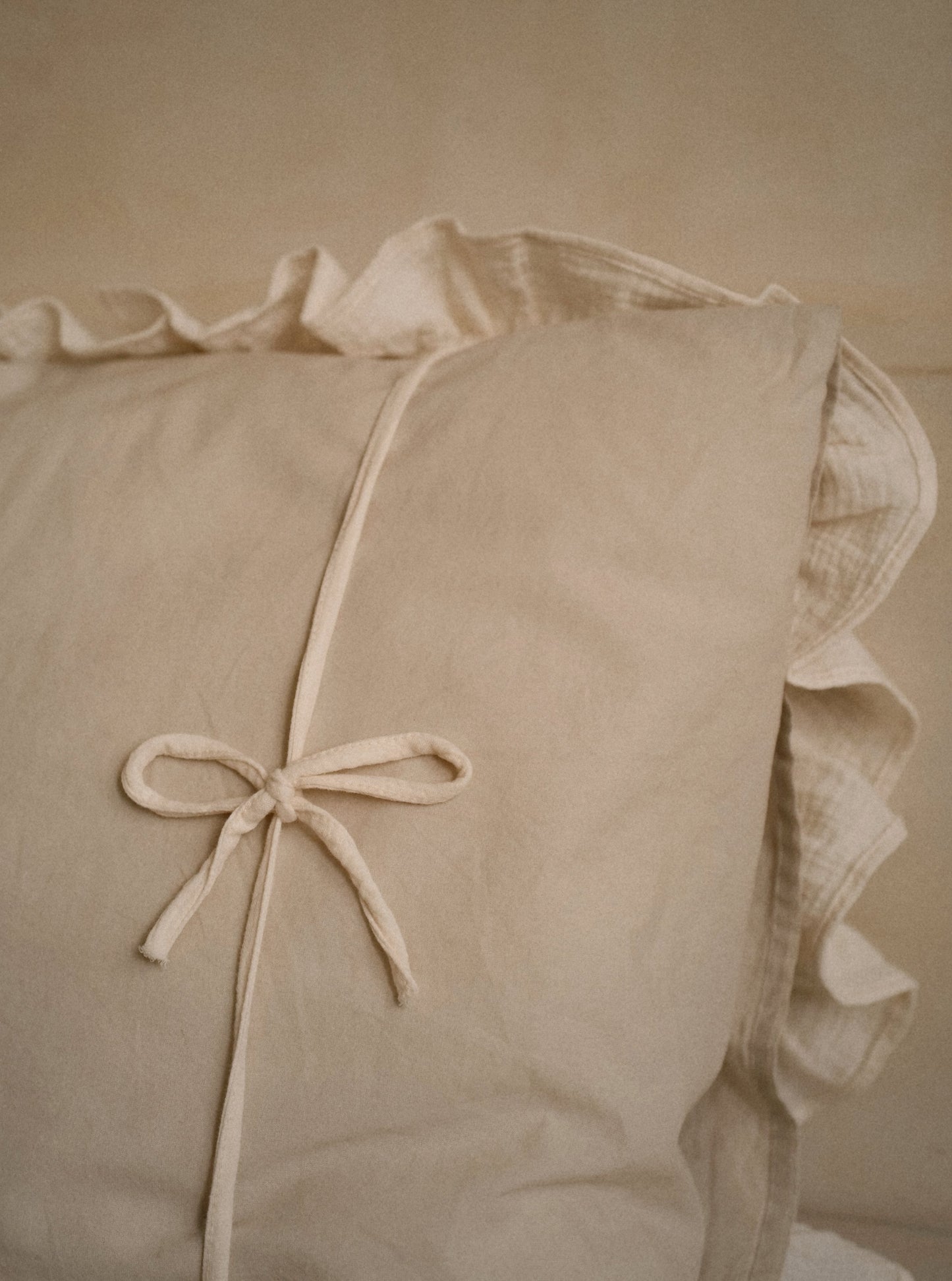 Cotton Gauze Pillow Towel 寶寶布枕巾 | CREAM(2入)