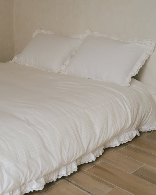 🇰🇷選品|蕾絲玫瑰純棉四季被