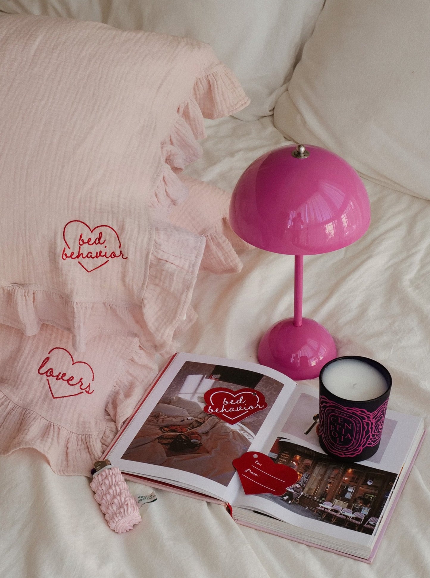 (預購)Cotton Gauze Pillow Towel 寶寶布枕巾 | BABY PINK(2入)