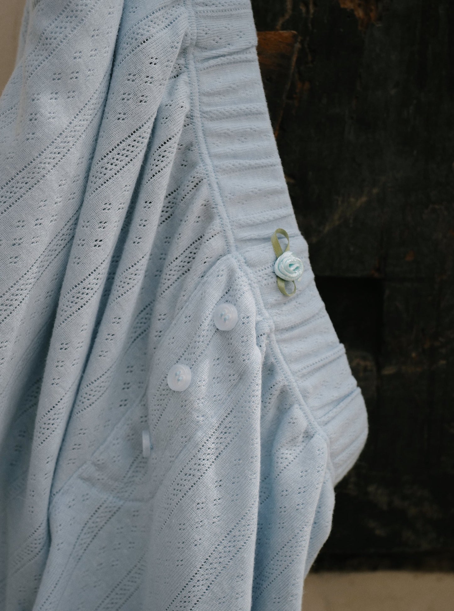 Blueberry Pointelle Cami & Shorts Set