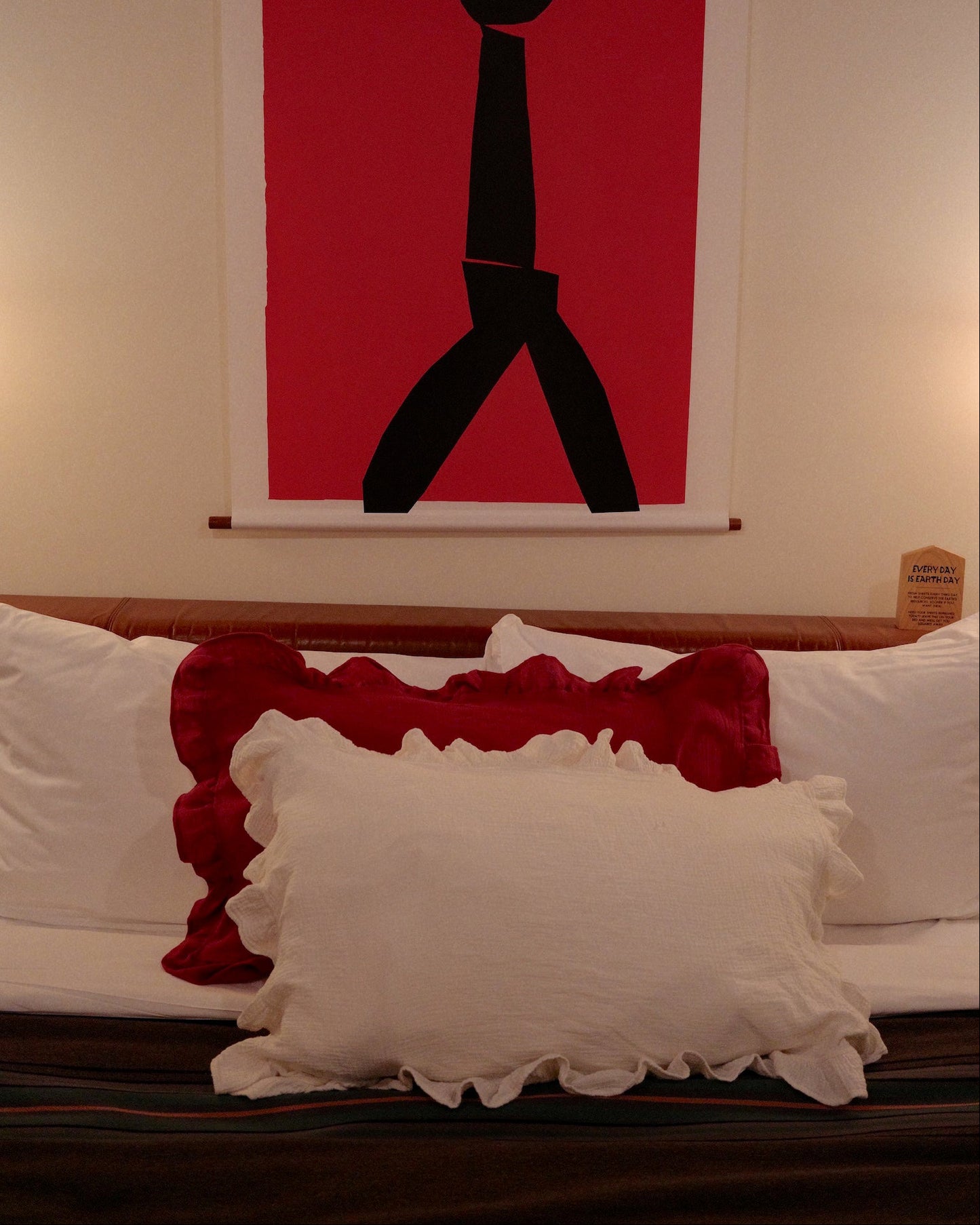 🧨 發財巾 Cotton Gauze Pillow Towel 寶寶布枕巾 | RED(2入)