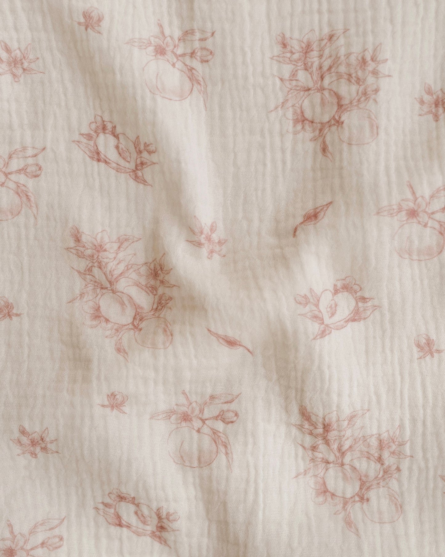 預購*BB x April 🍑 Cotton Gauze Pillow Towel 大人枕巾 | Peach Whisper(2入)