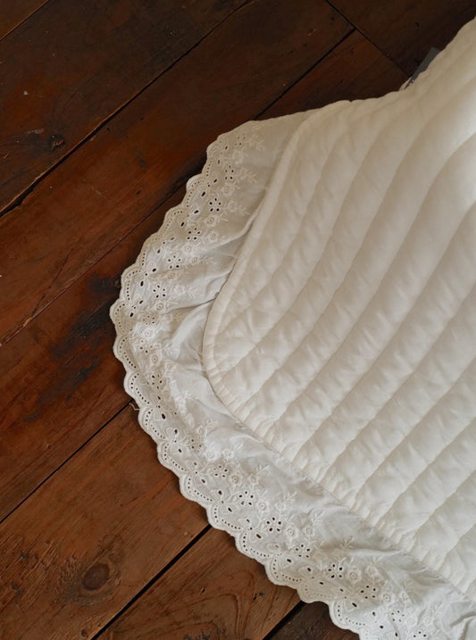 🇰🇷選品|天絲莫代爾蕾絲四季被-白