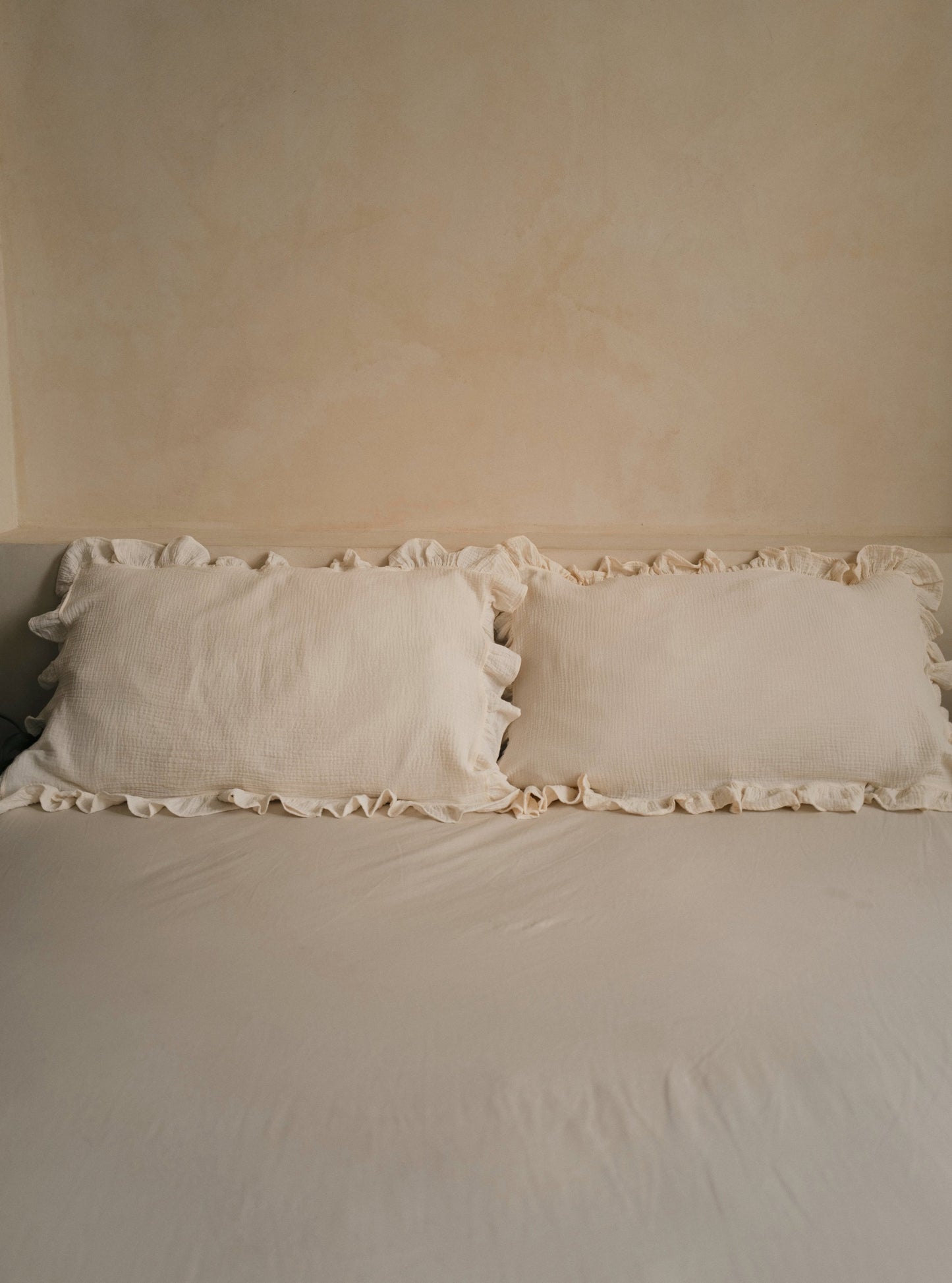 Cotton Gauze Pillow Towel 寶寶布枕巾 | CREAM(2入)