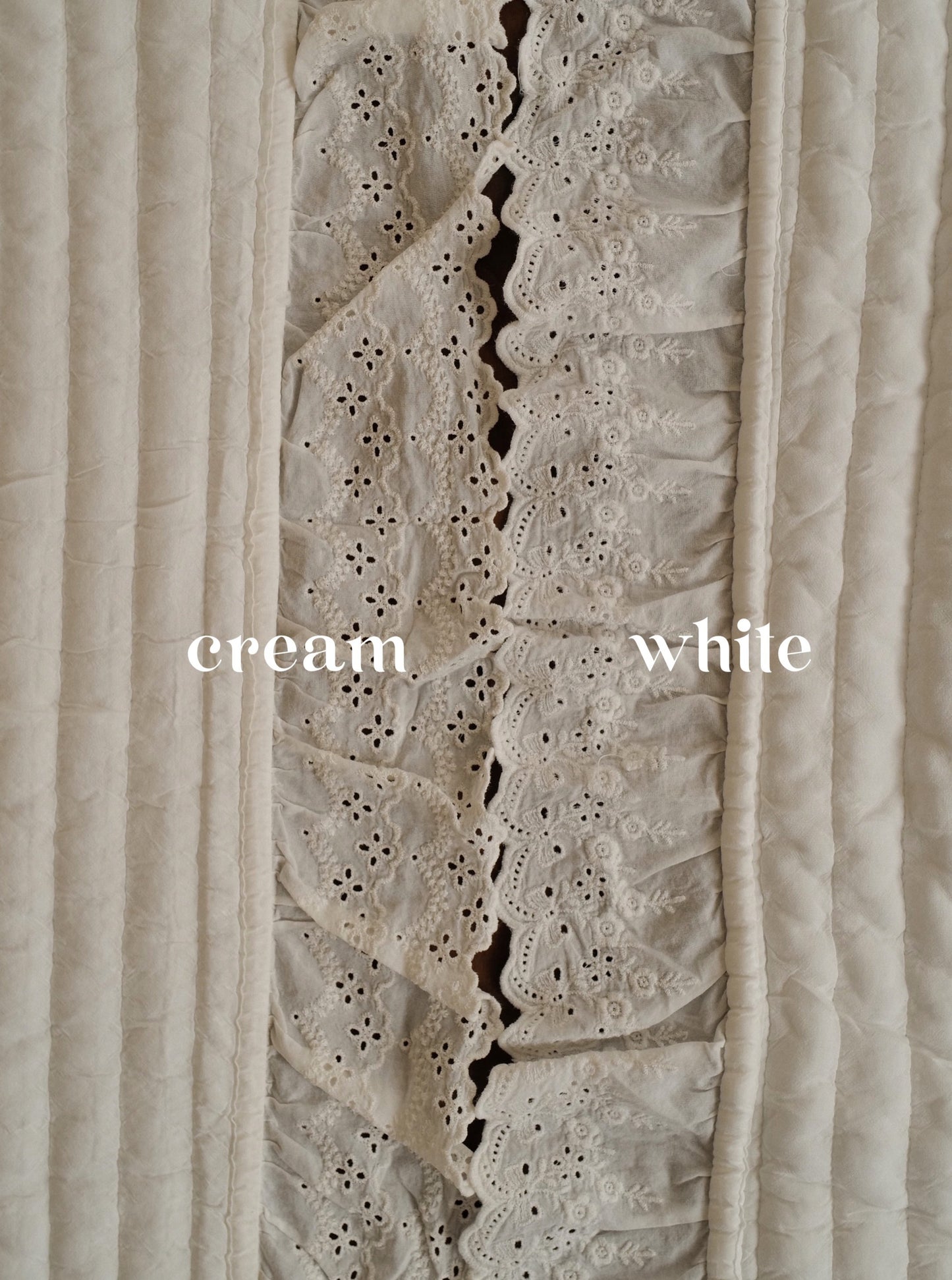 🇰🇷選品|天絲莫代爾蕾絲四季被-奶白