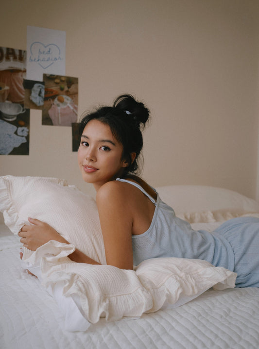 Blueberry Pointelle Cami & Shorts Set