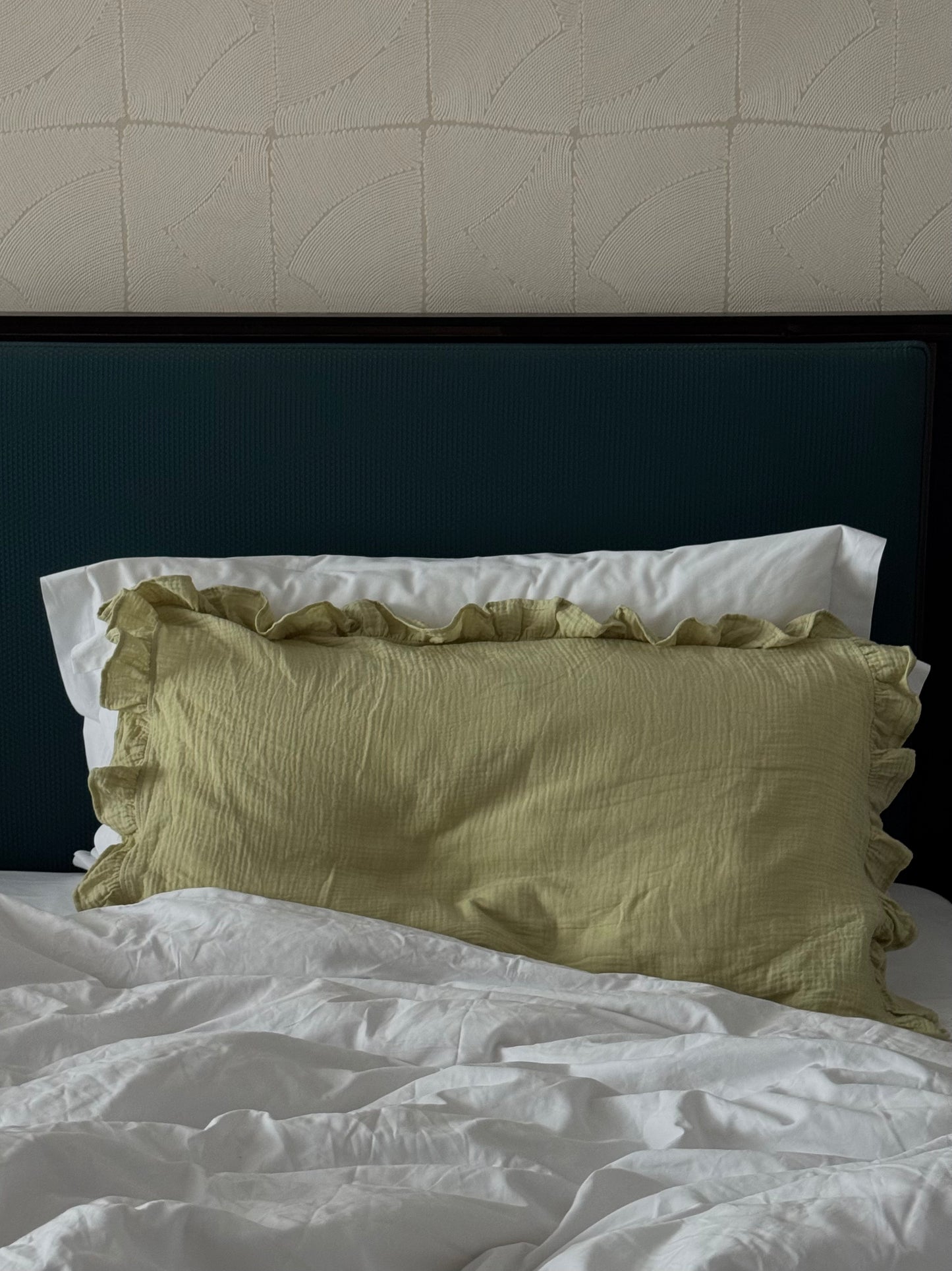 Cotton Gauze Pillow Towel 寶寶布枕巾 | MATCHA LATTE