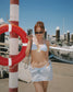 Essential Bikini Top - Baby Blue