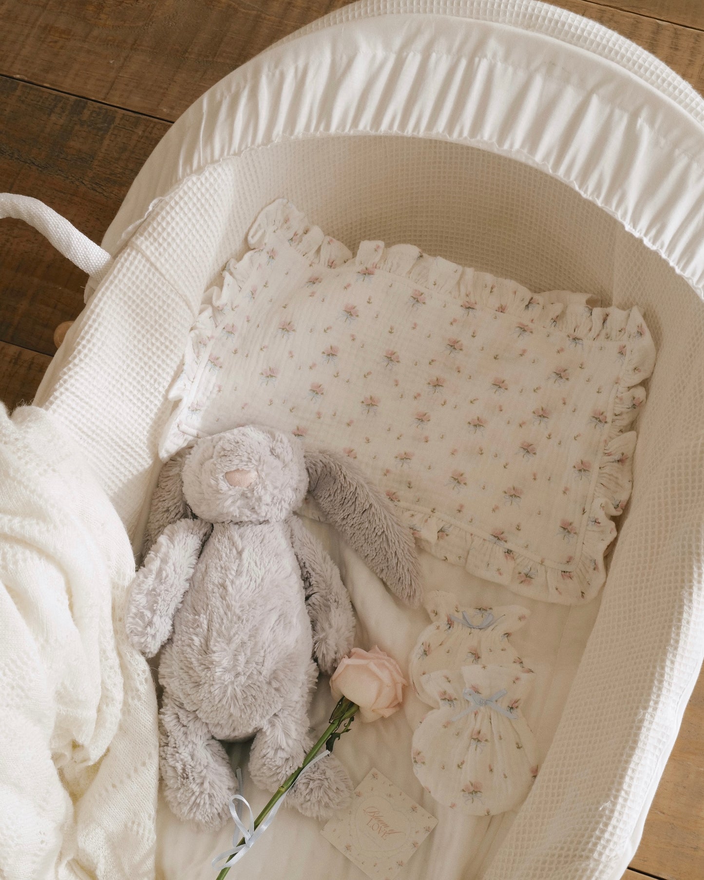 BB x April 🍑 紗棉嬰兒枕巾（二入）