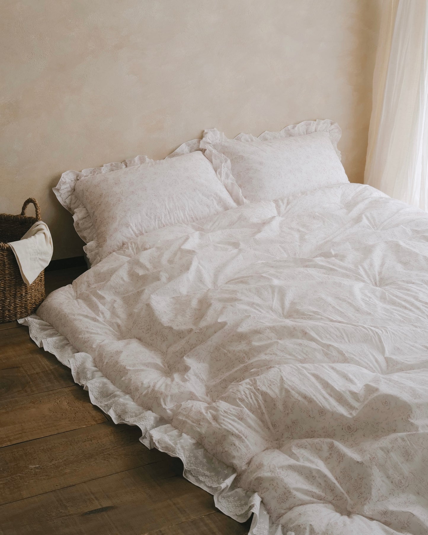 🇰🇷選品｜古典玫瑰蕾絲純棉四季被