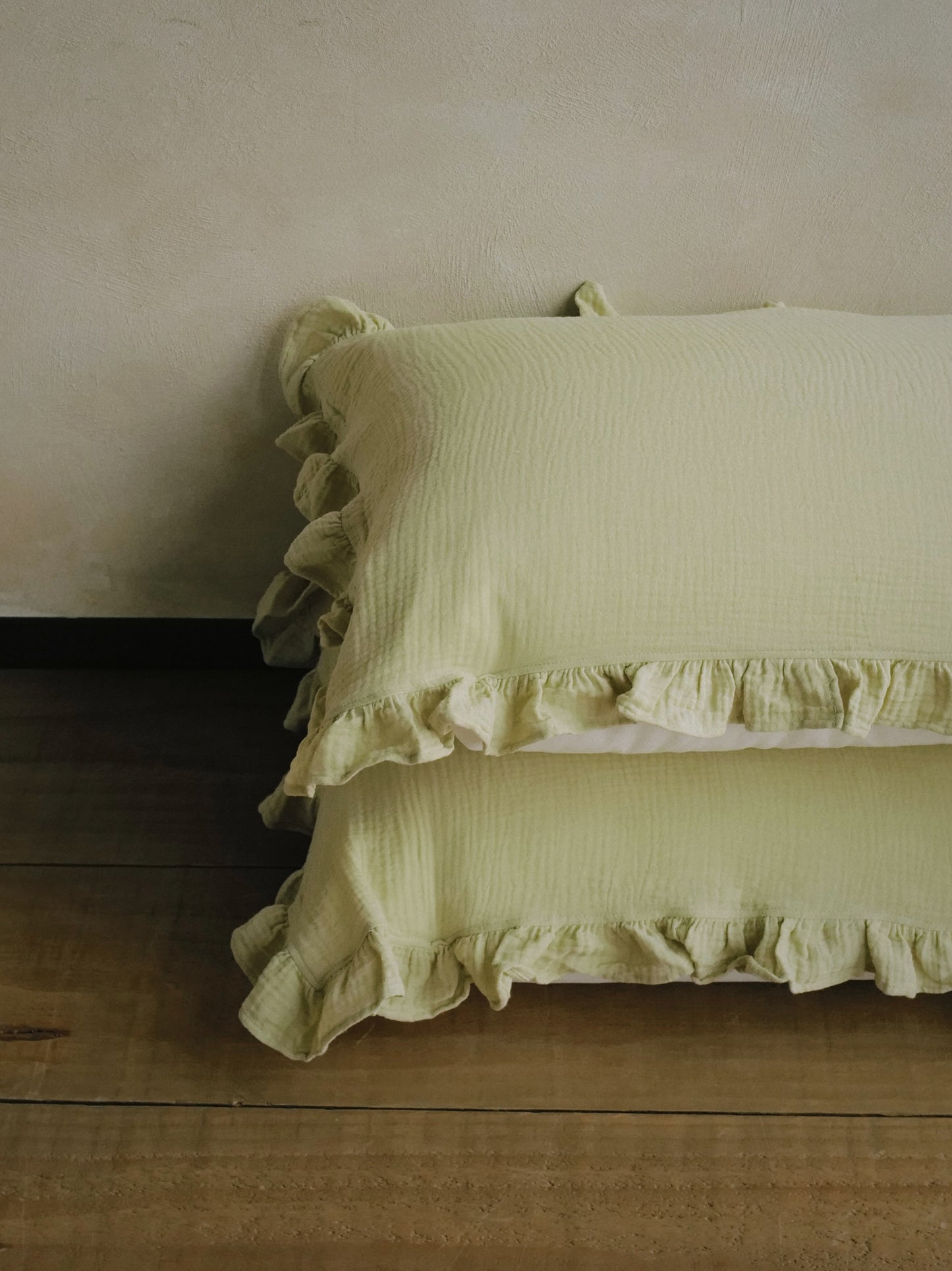 Cotton Gauze Pillow Towel 寶寶布枕巾 | MATCHA LATTE