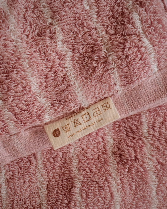 Blush Stripes Bath Towel