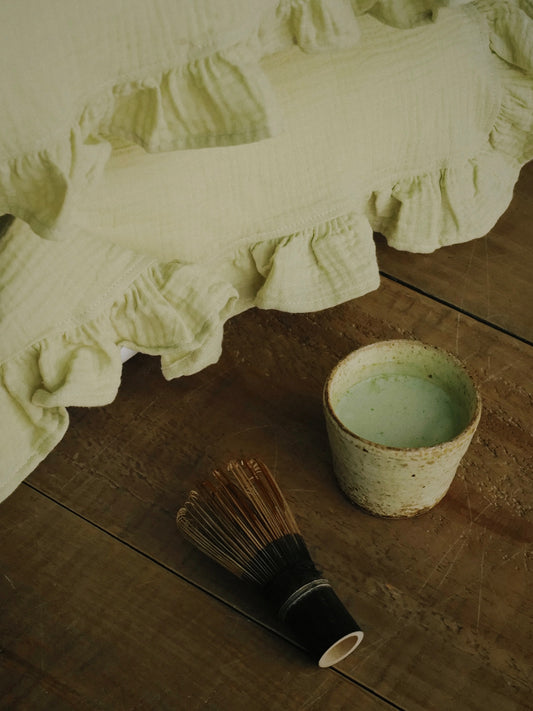 Cotton Gauze Pillow Towel 寶寶布枕巾 | MATCHA LATTE