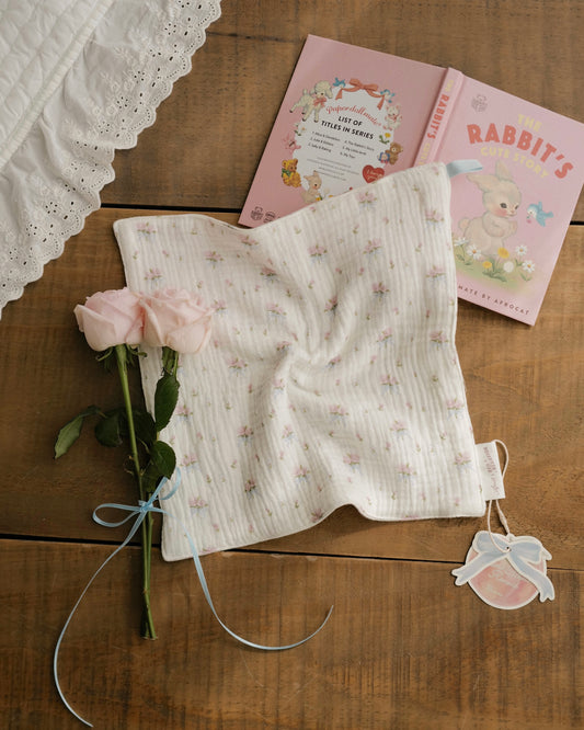 BB x April 🍑 紗棉寶寶方巾（二入）