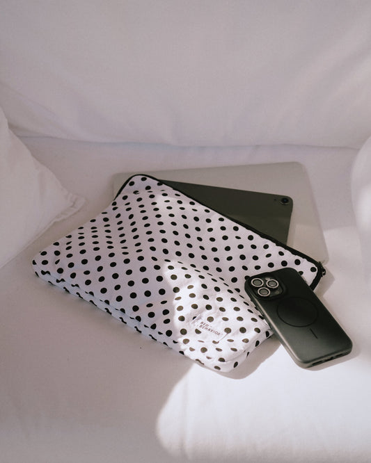 Polka Dot Laptop Sleeve