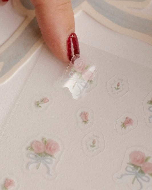 BB x April 🍑 PVC Sticker Set 透明貼紙組合