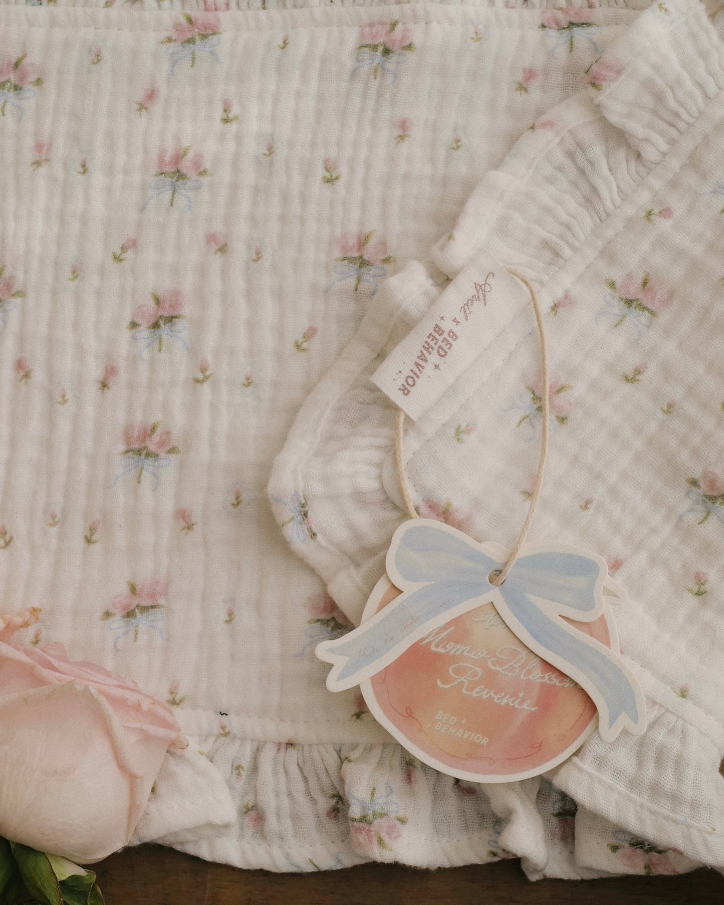 BB x April 🍑 紗棉嬰兒枕巾（二入）