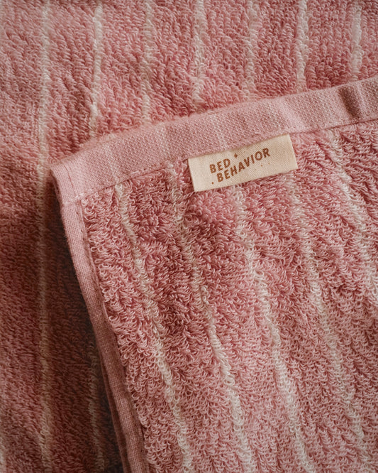 Blush Stripes Bath Towel
