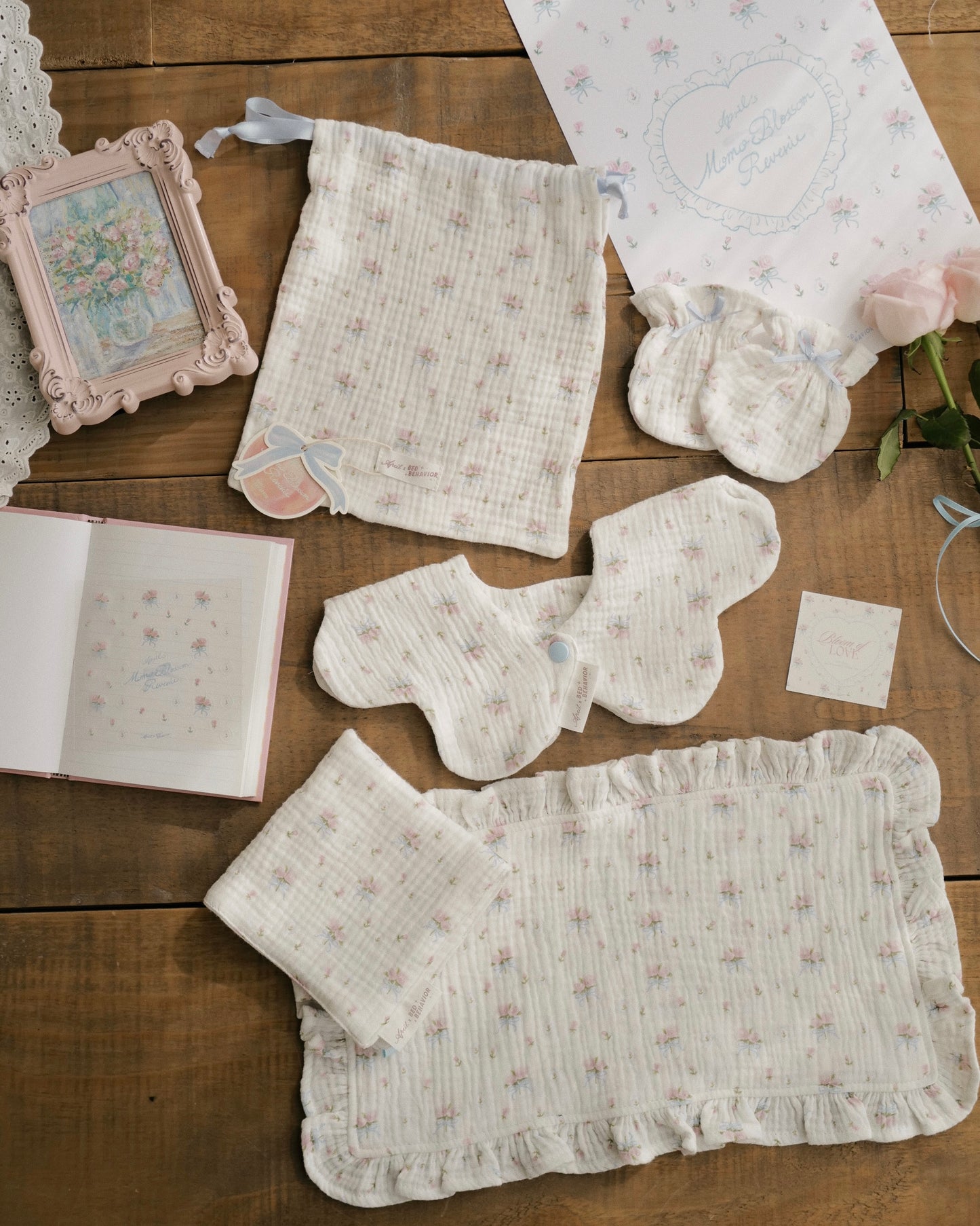 BB x April 🍑 紗棉寶寶禮盒 | Ribboned Rose