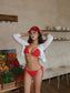 Essential Bikini Top - Rouge